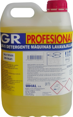 DETERGENTE MÁQUINAS LAVAVAJILLAS GR5